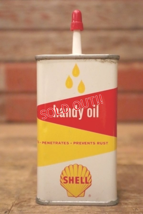 画像1: dp-240814-35 SHELL / 1950's-1960's Handy Oil Can