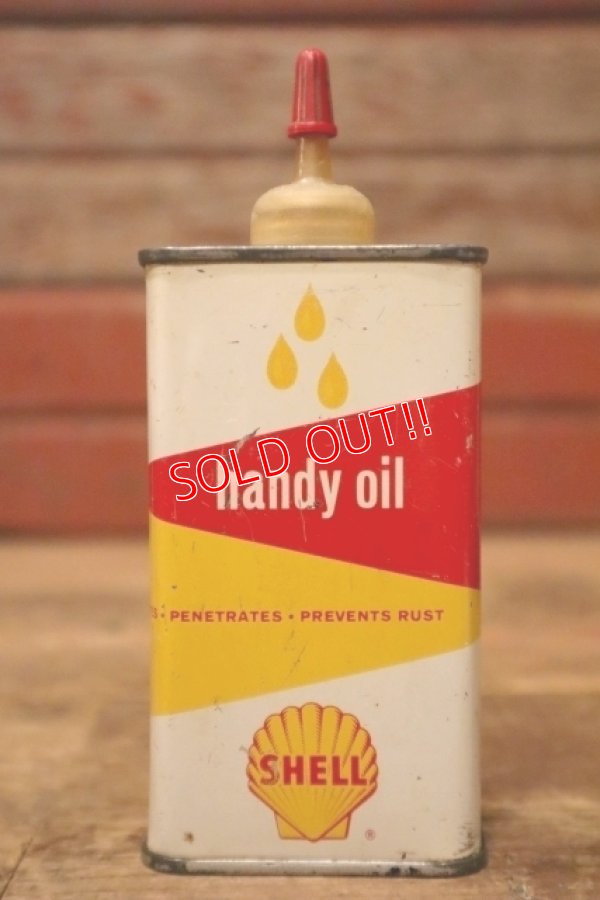 画像1: dp-240814-34 SHELL / 1950's-1960's Handy Oil Can