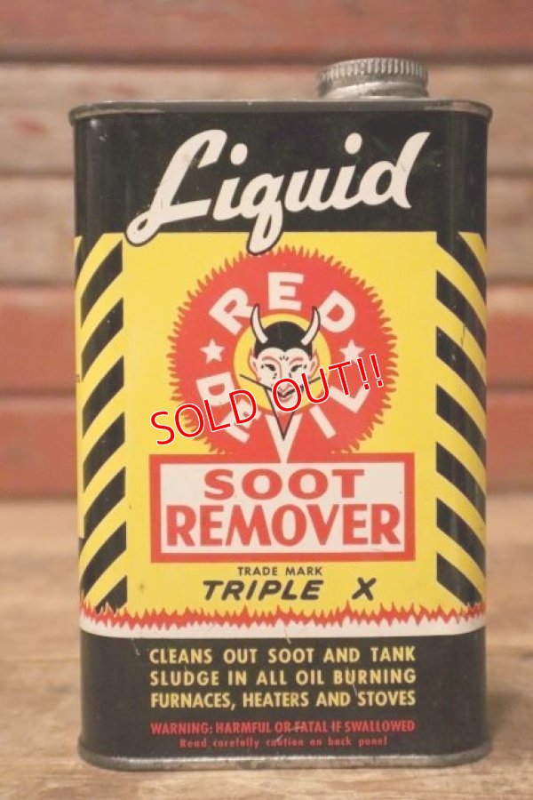 画像1: dp-240814-25 RED DEVIL / SOOT REMOVER 1 U.S. PINT CAN