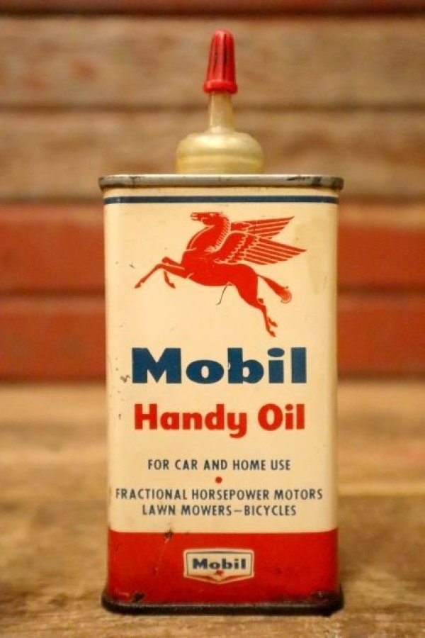 画像1: dp-240814-36 Mobil / 1950's-1960's Handy Oil Can