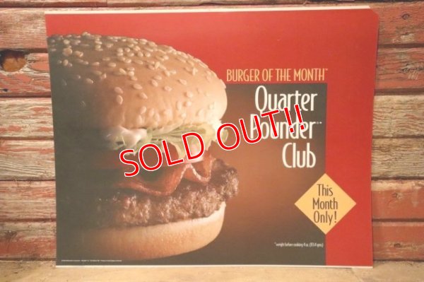 画像1: dp-230901-45 McDonald's / 1992 Translite "Quarter Pounder Club"