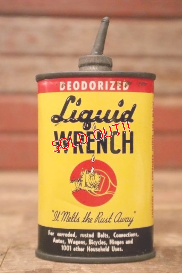 画像1: dp-240814-31 Liquid WRENCH / 1940's-1950's Handy Oil Can