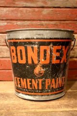 dp-240814-20 BONDEX CEMENT PAINT / 1950's Bucket