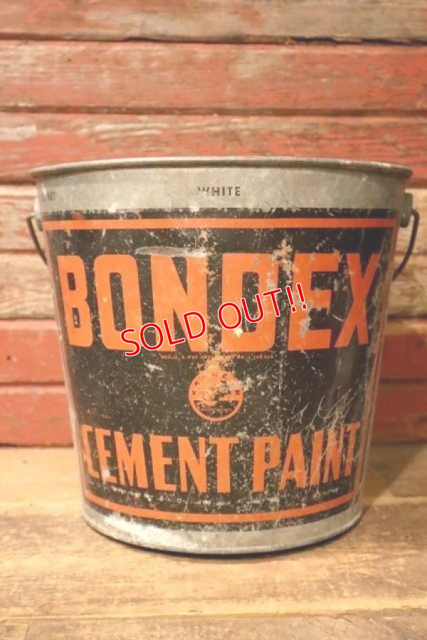 画像1: dp-240814-20 BONDEX CEMENT PAINT / 1950's Bucket