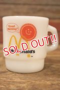 dp-240814-16 McDonald's / Fire-King 1960's-1970's Stacking Mug