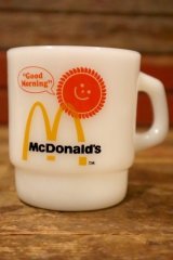 dp-240814-16 McDonald's / Fire-King 1960's-1970's Stacking Mug