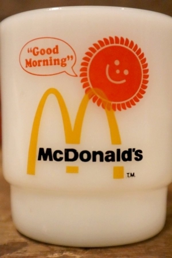 画像2: dp-240814-16 McDonald's / Fire-King 1960's-1970's Stacking Mug