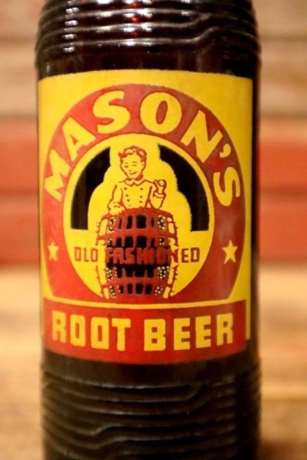 画像2: dp-240814-12 MASON'S ROOT BEER / 1950's 10 FL. OZ. Bottle