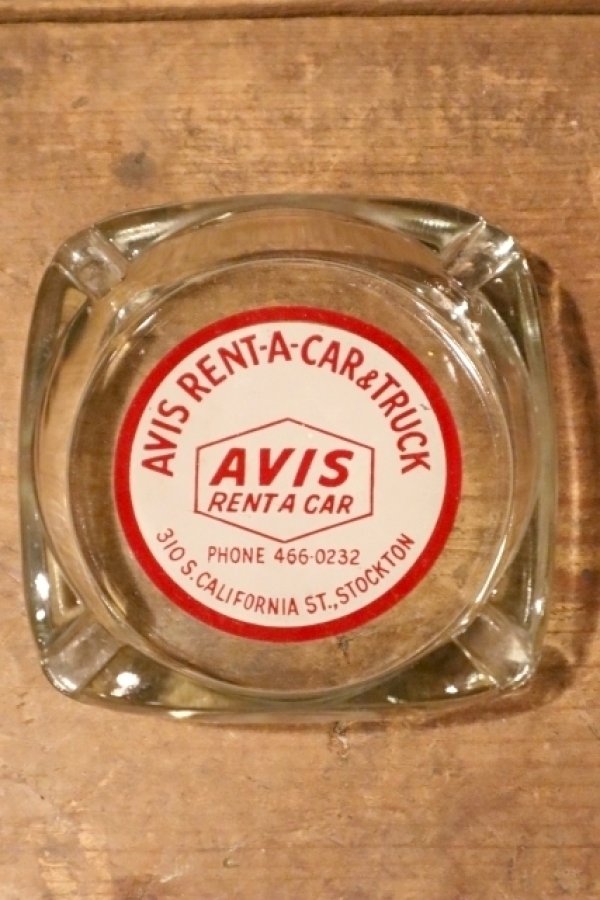 画像2: dp-240814-45 AVIS RENT-A-CAR & TRUCK / Vintage Glass Ashtray