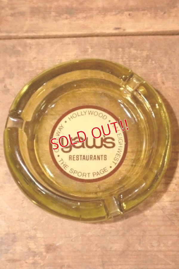 画像2: dp-240814-57 yaw's RESTAURANT / Vintage Glass Ashtray