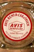 dp-240814-45 AVIS RENT-A-CAR & TRUCK / Vintage Glass Ashtray