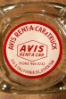 画像1: dp-240814-45 AVIS RENT-A-CAR & TRUCK / Vintage Glass Ashtray (1)