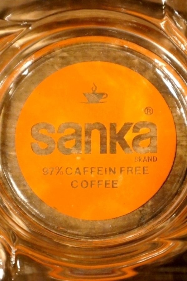 画像1: dp-240814-56 SANKA COFFEE / Vintage Glass Ashtray