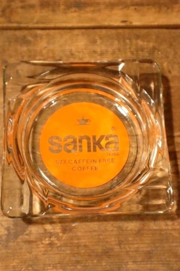 画像2: dp-240814-56 SANKA COFFEE / Vintage Glass Ashtray