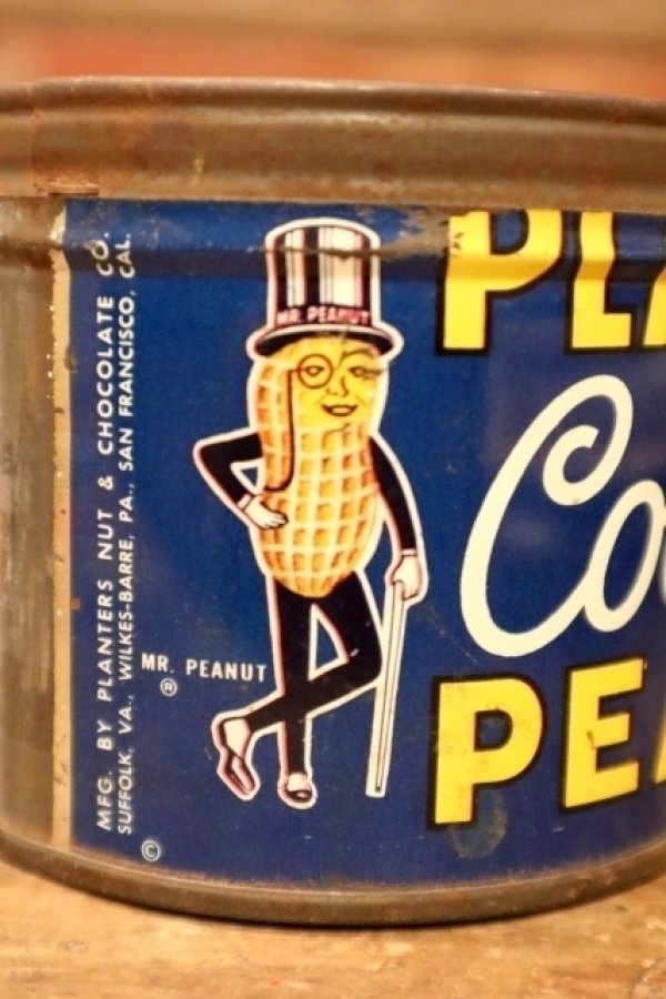 画像2: ct-240814-27 PLANTERS / MR.PEANUT 1950's Cocktail SALTED PEANUTS Can