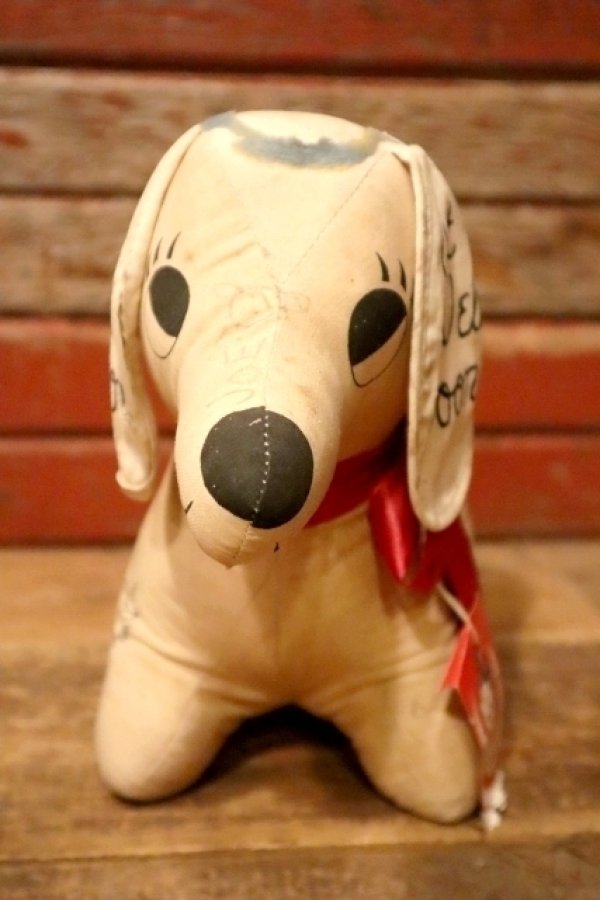 画像2: ct-230414-21 "Get Well Soon" 1950's-1960's Dachshund Message Doll