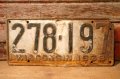 dp-230601-21 License Plate 1938 WISCONSIN "278-197"