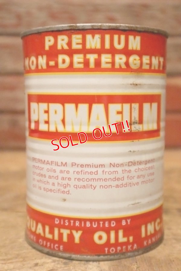 画像2: dp-240508-27 PERMAFILM MOTOR OIL One U.S. Quart Can