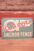 dp-240207-22 ANCHOR FENCE Metal Sign