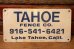 画像1: dp-240207-22 TAHOE FENCE CO. Metal Sign (1)