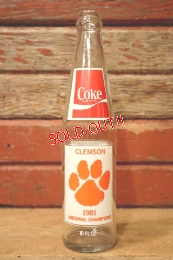 画像1: dp-230101-65 Clemson University / CLEMSON TIGERS 1981 National Champions Coca Cola Bottle