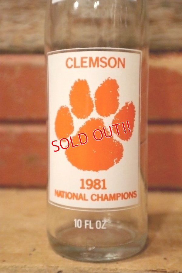 画像2: dp-230101-65 Clemson University / CLEMSON TIGERS 1981 National Champions Coca Cola Bottle