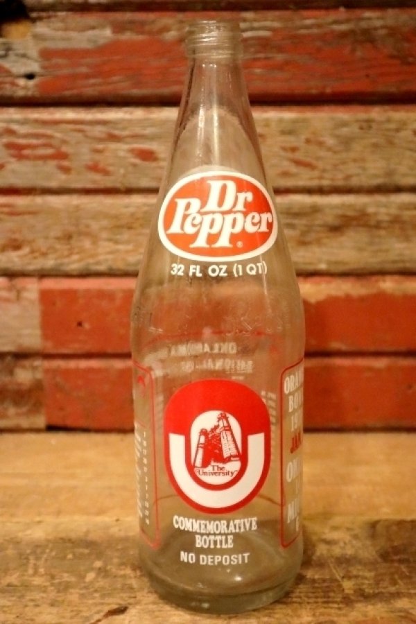 画像1: dp-230101-65 University of Oklahoma / OKLAHOMA SOONERS 1975 National Champion Dr Pepper Bottle