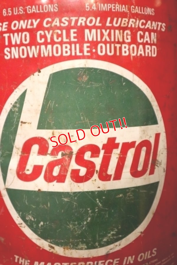 画像2: dp-240911-48 Castrol / 1970's〜 6.5 U.S. GALLONS OIL CAN