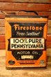 画像1: dp-240911-59 Firestone 1940's 100% PURE PENNSYLVANIA MOTOR OIL TWO U.S. GALLONS CAN (1)