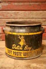 dp-240911-77 Dutch Boy / 1950's-1960's SOFT PASTE WHITE LEAD 50 LBS. NET Bucket