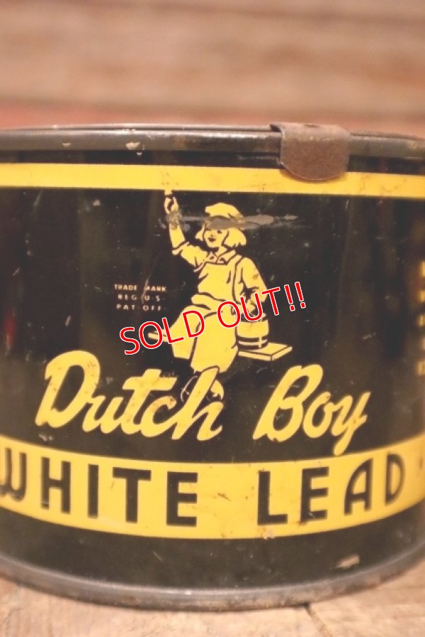 画像2: dp-240911-80 Dutch Boy / 1950's-1960's WHITE LEAD 5 LBS. Can