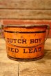 画像2: dp-240911-79 Dutch Boy / 1940's-1950's RED LEAD 12 1/2 POUNDS Bucket (2)