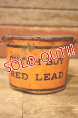 dp-240911-79 Dutch Boy / 1940's-1950's RED LEAD 12 1/2 POUNDS Bucket