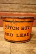 画像1: dp-240911-79 Dutch Boy / 1940's-1950's RED LEAD 12 1/2 POUNDS Bucket (1)