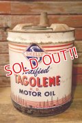 dp-240911-28 SKELLY / TAGOLENE MOTOR OIL 1970's 5 U.S. GALLONS CAN