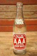 dk-017 Triple "AAA" ROOT BEER / 1960's 6 1/2 FL. OZ. Bottle