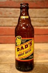 dk-006 DAD'S ROOT BEER / 1940's "JUNIOR" SIZE 10 FL.OZ. Bottle