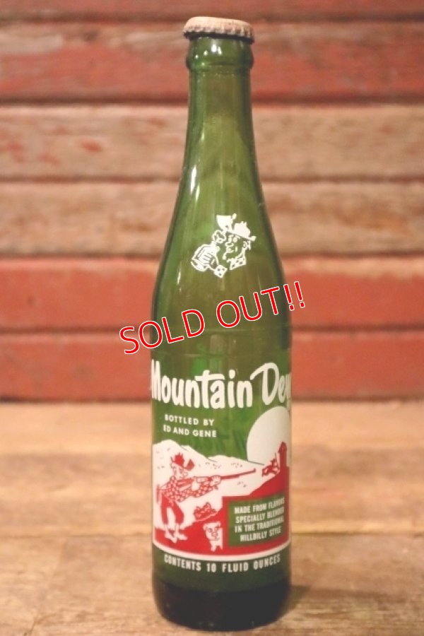 画像1: dk-020 Mountain Dew / 1960's 10 FL. OZ. Bottle