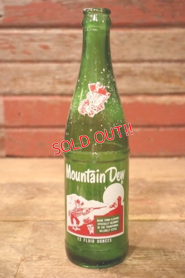 画像1: dk-019 Mountain Dew / 1960's 12 FL. OZ. Bottle