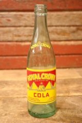 dk-015 ROYAL CROWN COLA / 1940's 12 FL. OZ. Bottle