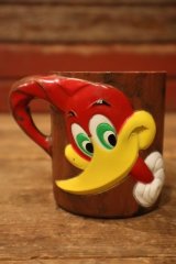 ct-240911-05 Woody Woodpecker / 1960's Plastic Mug (B)