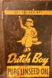 画像2: dp-240911-55 Dutch Boy / 1960's PURE LINSEED OIL 38 POUNDS CAN (2)