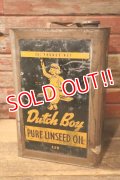 dp-240911-89 Dutch Boy / 1960's PURE LINSEED OIL 38 POUNDS CAN