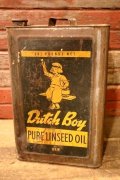 dp-240911-55 Dutch Boy / 1960's PURE LINSEED OIL 38 POUNDS CAN