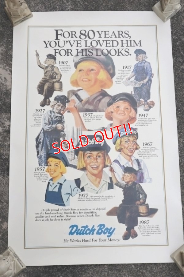 画像1: dp-240911-92 Dutch Boy / 1987 Advertising Poster