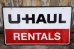 画像9: dp-240911-72 U-HAUL / 1990's W-side Metal Sign