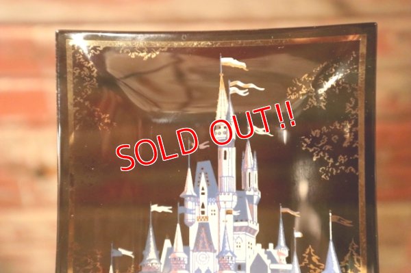 画像2: ct-240814-30 Walt Disney World / 1970's Souvenir Glass Tray