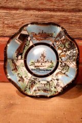 ct-240814-29 Walt Disney World / The Magic Kingdom 1970's Souvenir Glass Tray