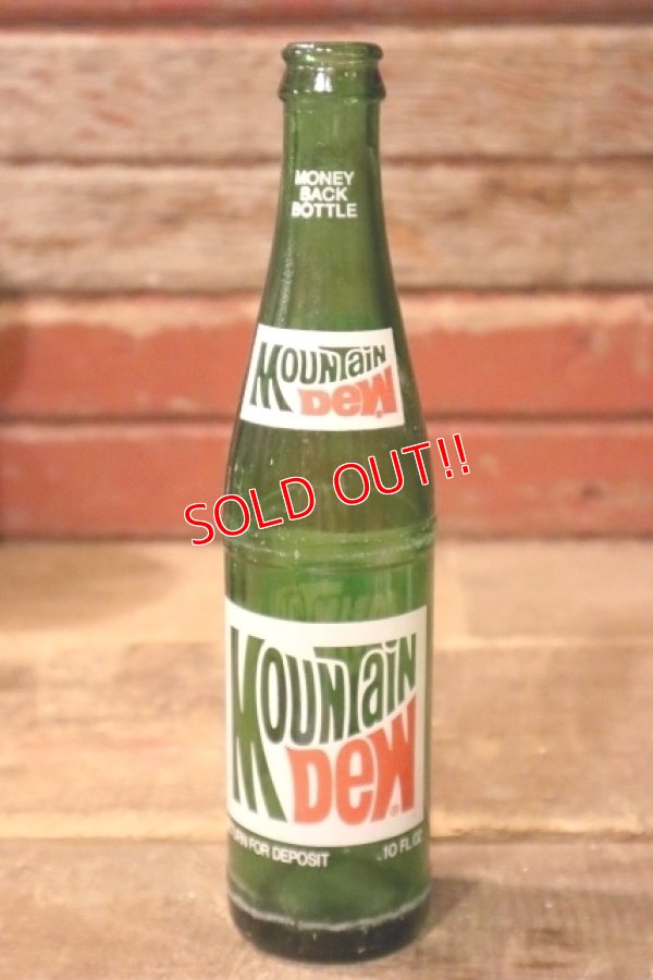 画像1: dk-036 Mountain Dew / 1970's 10 FL. OZ. Bottle