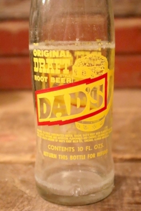 画像2: dk-031 DAD'S ROOT BEER / 1970's 10 FL. OZ. Bottle